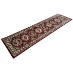 300 x 80cm Afghan Kazak Design Machine Made Runner Rug - Image 2