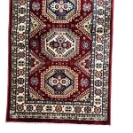 300 x 80cm Afghan Kazak Design Machine Made Runner Rug - Image 3