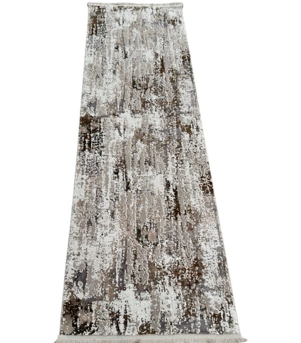 300 x 80cm Modern Turkish Style Beige Runner Rug