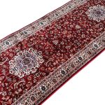 300 x 80cm Persian Kashan Design Soft Quality Red Runner Rug - Image 6
