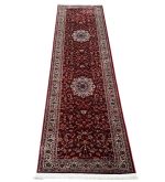 300 x 80cm Persian Kashan Design Soft Quality Red Runner Rug