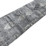 300 x 80cm Vintage Grey Turkish Machine Made Runner Rug - Image 5