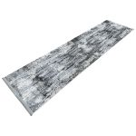 300 x 80cm Modern Turkish Style Grey\Black Runner Rug - Image 2
