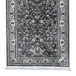 500 x 80cm Persian Kashan Medallion Design Grey Runner Rug - Image 4