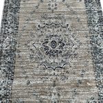 300 x 80cm Persian Vintage Medallion Design Runner Rug - Image 5