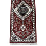400 x 80cm Persian Design Runner | Machine Made Red Rug - Image 2