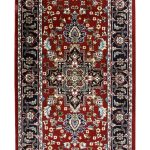 400 x 80cm Persian Kashan Design Floral Design Red Runner Rug ) (Copy) - Image 7