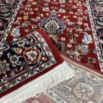 400 x 80cm Persian Kashan Design Floral Design Red Runner Rug ) (Copy) - Image 9