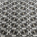 200 x 200cm Square Iranian Machine-Made Bokhara Design Rug – Cream & Grey - Image 5