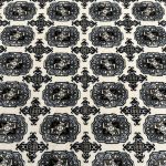 200 x 200cm Square Iranian Machine-Made Bokhara Design Rug – Cream, Grey & Gold - Image 6