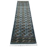 300 x 80 cm Duck Egg Blue Royal Bokhara Runner Rug