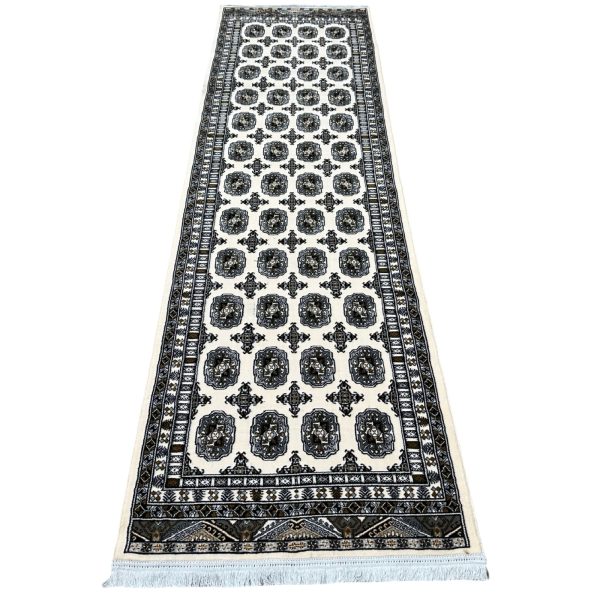 300 x 80 cm Cream Royal Bokhara Runner Rug