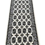 300 x 80 cm Cream Royal Bokhara Runner Rug - Image 4