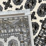300 x 80 cm Cream Royal Bokhara Runner Rug - Image 9