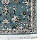 Duck Egg Blue Classic Floral Design Runner