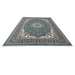 400 x 300 cm Duck Egg Blue Classic Floral Design Rug