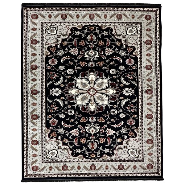 Tabriz Floral Medallion Royal Rug