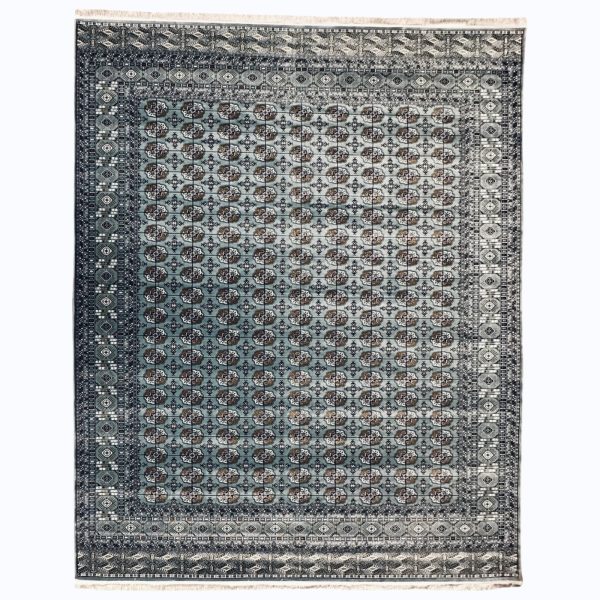 400 x 300 cm Duck Egg Blue Royal Bokhara Rug
