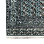 400 x 300 cm Duck Egg Blue Royal Bokhara Rug - Image 8