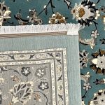400 x 300 cm Duck Egg Blue Classic Floral Design Rug