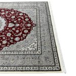 350 x 250cm Persian Kashan Elephant Feet Border Design Fine Red Rug - Image 7
