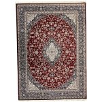 350 x 250 Royal Persian Kashan Medallion Fine Machine Made Red Rug