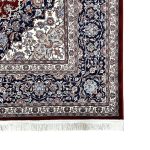 350 x 250 Royal Persian Kashan Medallion Fine Machine Made Red Rug - Image 4
