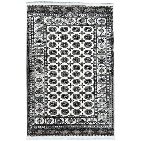 230 x 160cm Cream Bokhara Design Fine Machine Made Rug