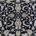 230 x 160cm Persian All Over Afshan Design Navy Fine Rug - Image 6