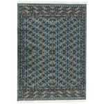 230 x 160cm Blue Bokhara Design Fine Machine Made Rug