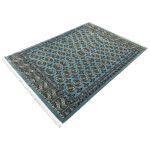 230 x 160cm Blue Bokhara Design Fine Machine Made Rug - Image 3