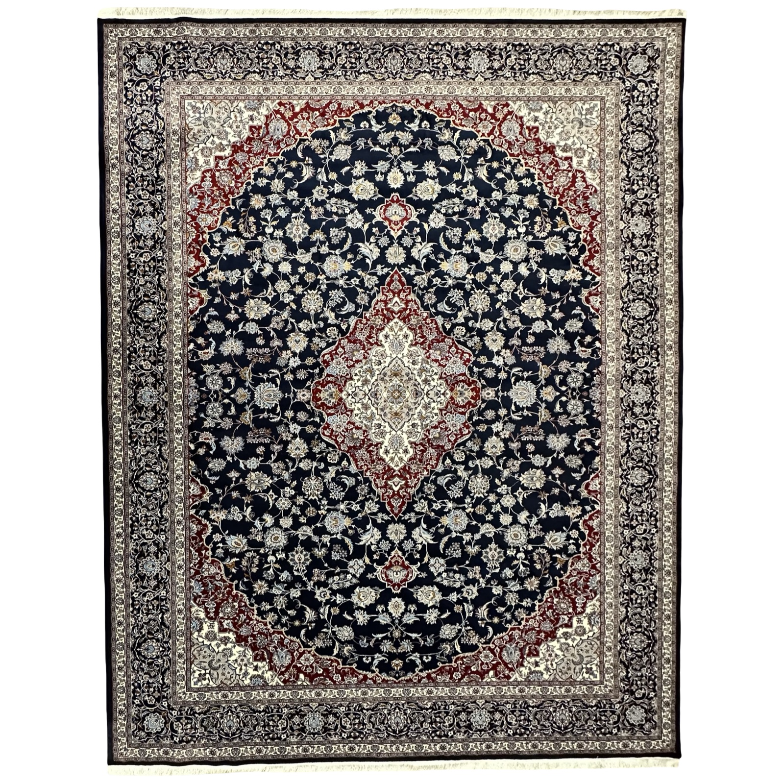 4 x 3 kakak_28 kashan navy rug