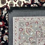 400 x 300 cm Dark Navy Classic Floral Design Rug - Image 8