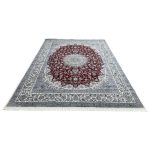 400×300 cm Luxury Persian Red Mashhad Design Rug - Image 2