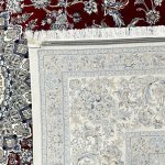 400×300 cm Luxury Persian Red Mashhad Design Rug - Image 9