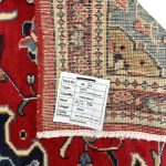 115cm x 110cm Small Hand Knotted Persian Hamadan Dining Rug - Image 5