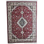 Red Iranian Kashan Medallion Design Rug