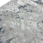 230 × 160cm Grey & Blue Marble Effect Abstract Modern Area Rug - Image 4