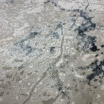 230 × 160cm Grey & Blue Marble Effect Abstract Modern Area Rug - Image 5