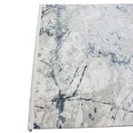 230 × 160cm Grey & Blue Marble Effect Abstract Modern Area Rug - Image 6