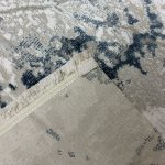 230 × 160cm Grey & Blue Marble Effect Abstract Modern Area Rug - Image 7