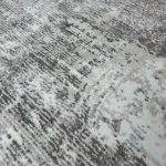 230 × 160cm Distressed Grey & Blue Abstract Turkish Rug - Image 3