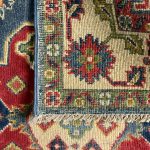 Blue kazak rug