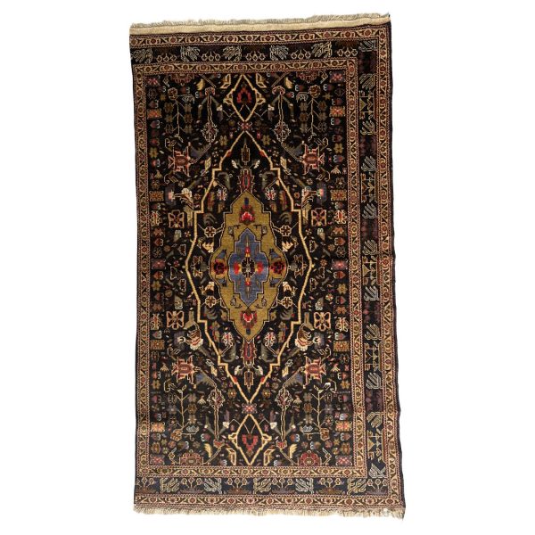 192cm x 94cm Hand-Knotted Afghan Tribal Baluch Rug