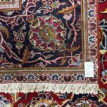 310cm x 200cm Hand-Knotted Persian Kashan Floral Medallion Rug - Image 7
