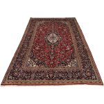 315 x 200cm Hand-Knotted Red Persian Kashan Floral Medallion Rug - Image 2
