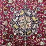 290 x 200cm Hand-Knotted Persian Tabriz Hunting Scene Wool Rug - Image 9