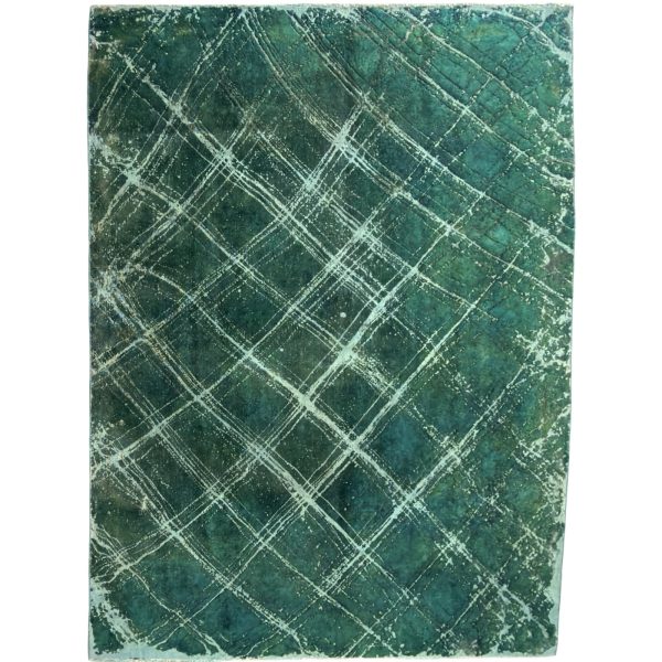 Ultra Vintage Turquoise Rug