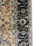 400 x 80cm Persian Hariz Style Machine Made Beige Runner Rug - Image 6