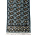 400 x 80cm Blue Bokhara Design Machine Made Runner Rug - Image 3